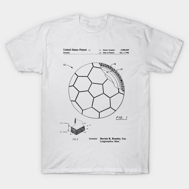 Soccer Ball T-Shirt by GoshaDron